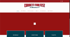 Desktop Screenshot of corbettfunfest.com